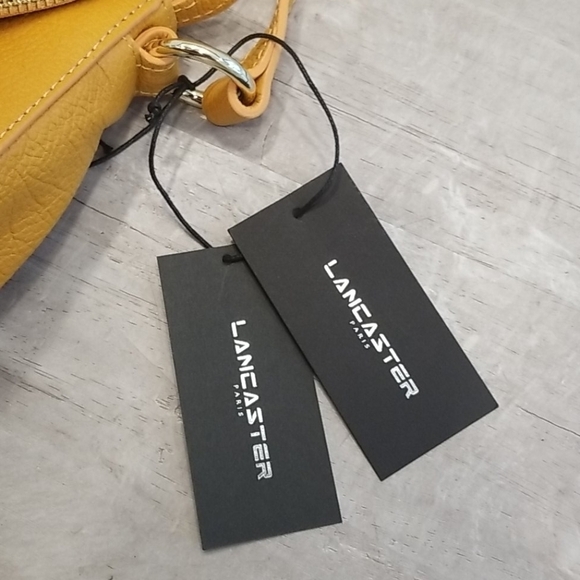 💕LANCASTER PARIS💕 Dune Shoulder Bag Saffron - Picture 14 of 16